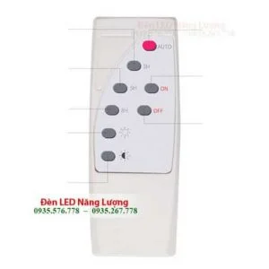 đèn đường năng lượng mặt trời có điều khiển bằng remote