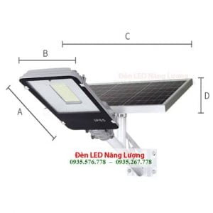 đèn led đường năng lượng mặt trời cao cấp chính hãng