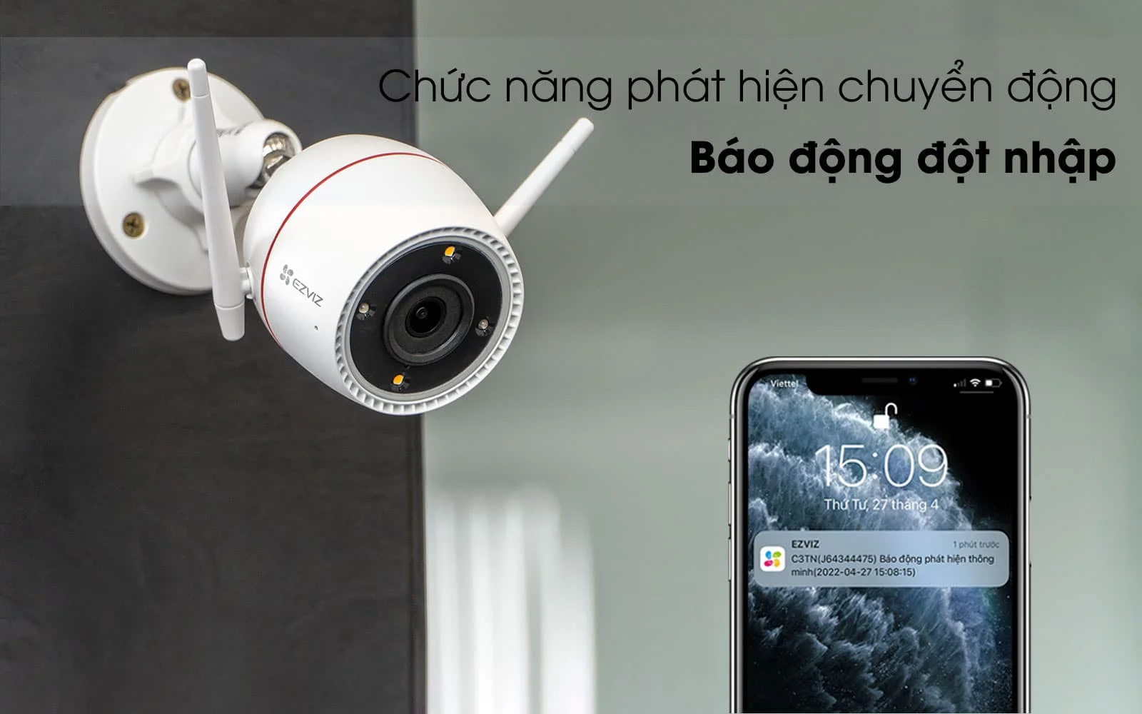 ezviz-c3tn cảnh báo